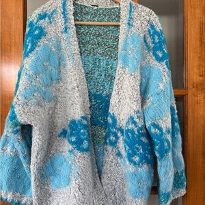 Free People Gather me Close Floral Cardigan